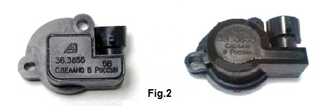 Sensor throttle position (TPS) VAZ